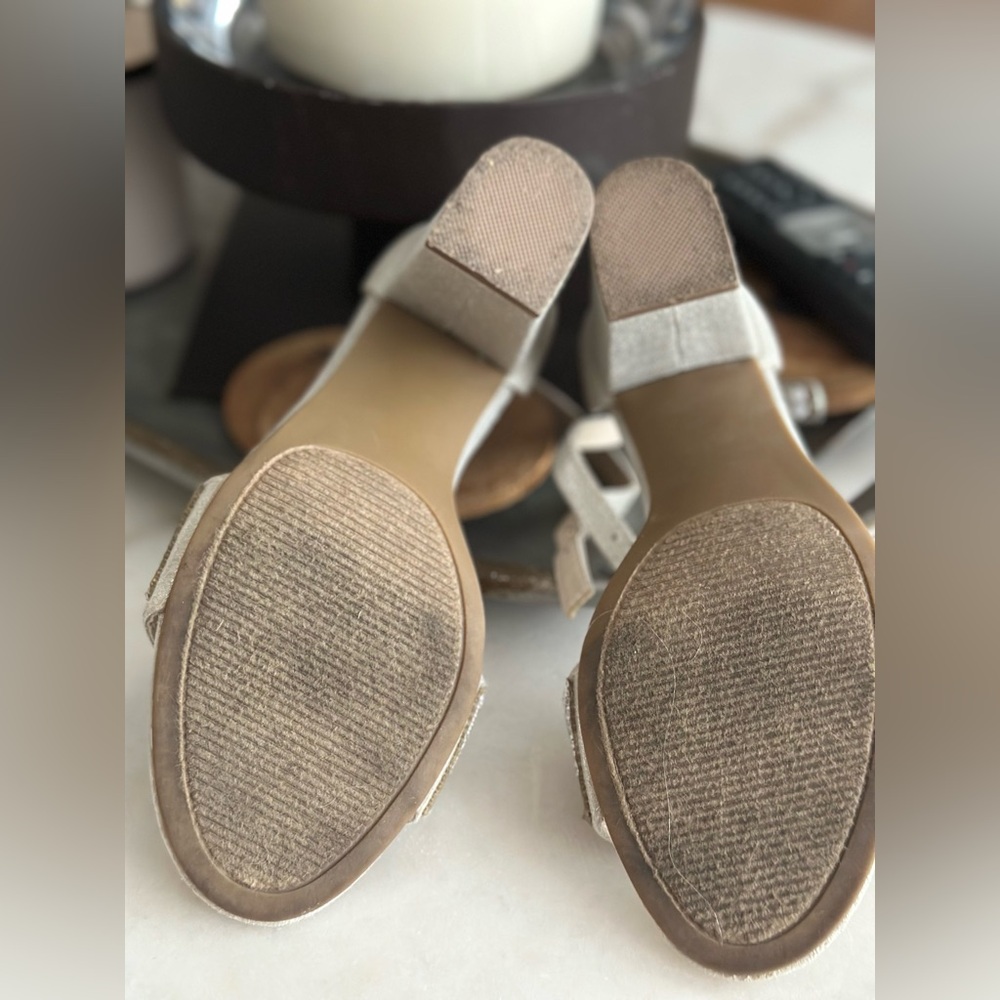 Sugar Silver Strappy Sandals - Picture 4 of 5